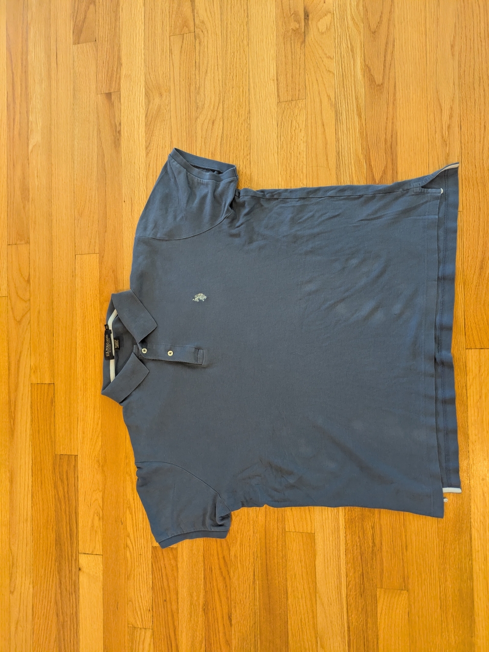 U.S. Polo Assn. Men's Slate Blue Short Sleeve Polo